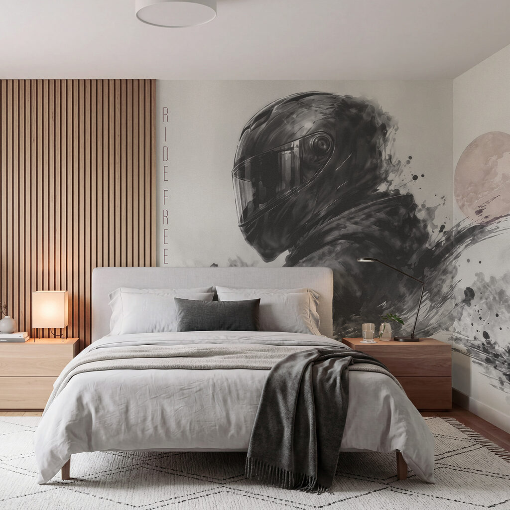 Moto y casco — interior 4