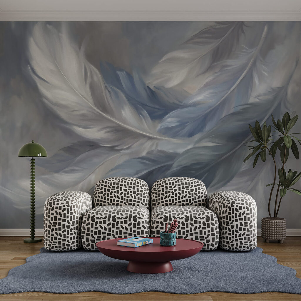 Plumas en remolino — interior 1