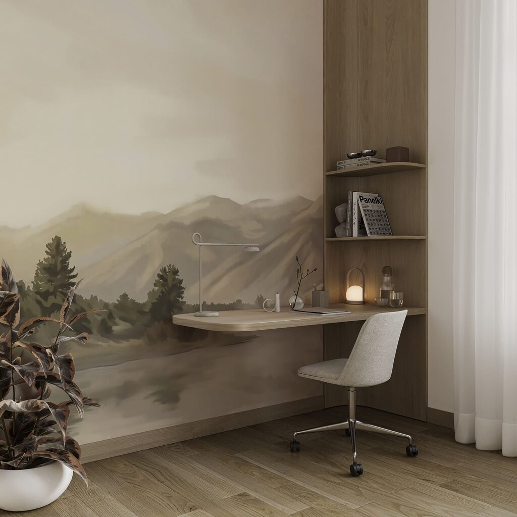 Montañas en el agua — interior 5