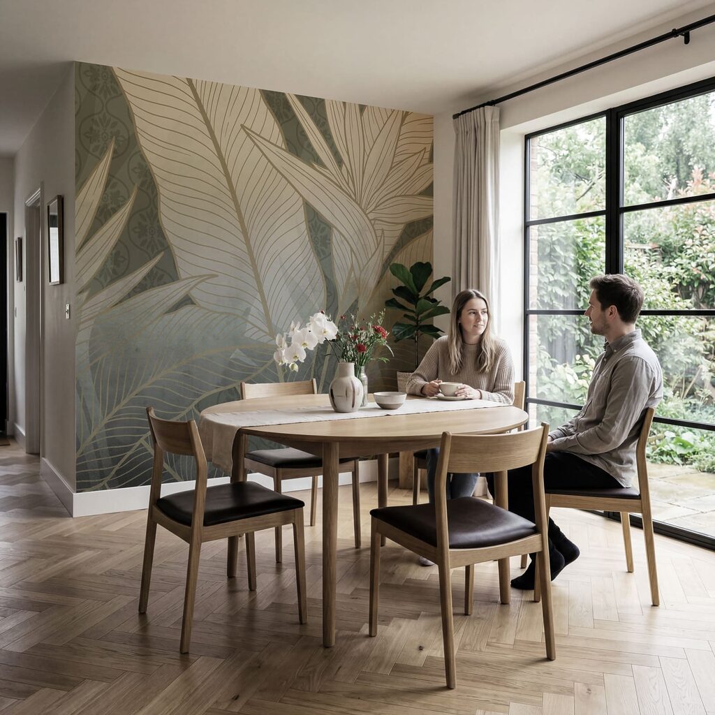 Hojas tropicales con nervios — interior 4