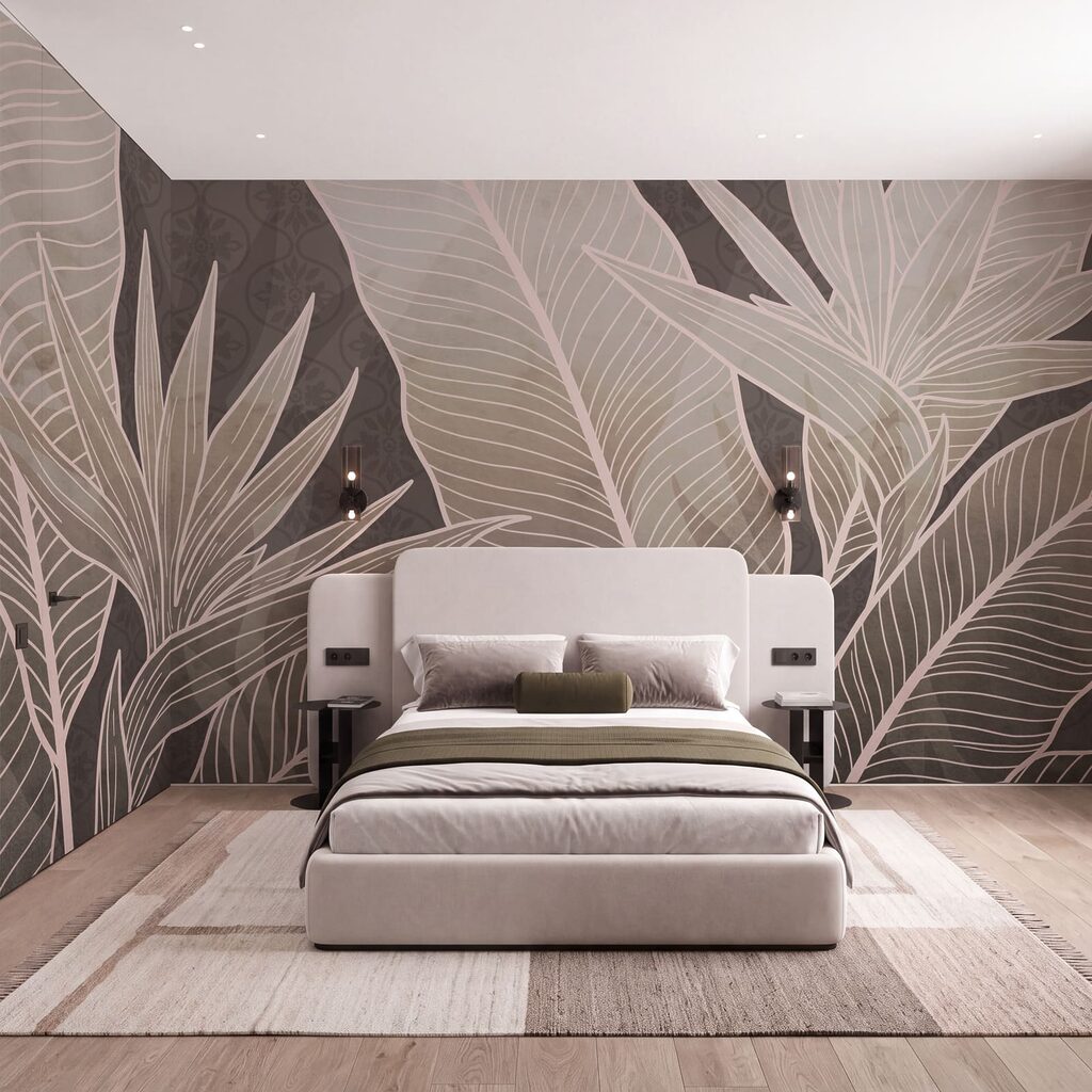 Hojas tropicales con nervios — interior 2