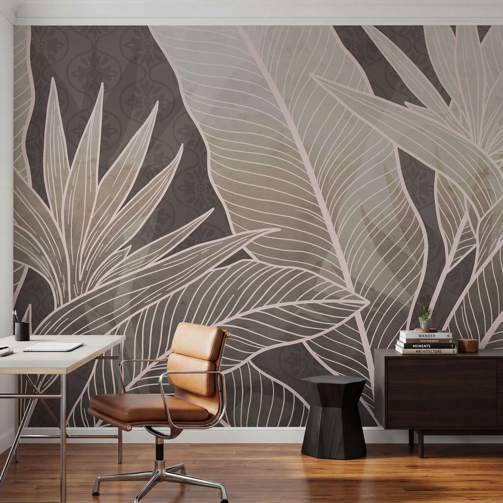 Hojas tropicales con nervios — interior 5