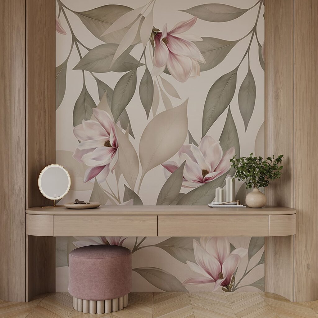 Ramas sinuosas en beige — interior 2
