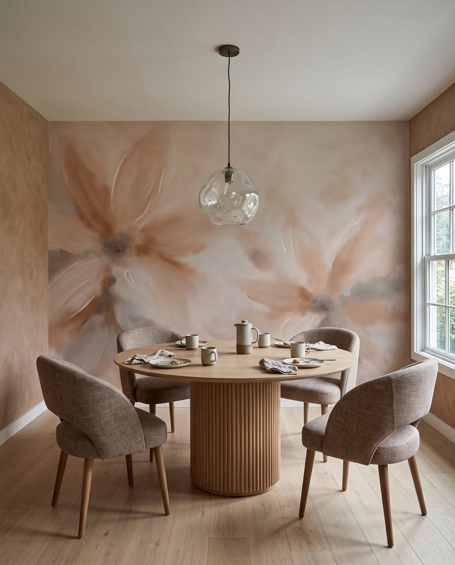 Flores en pinceladas suaves — interior 1
