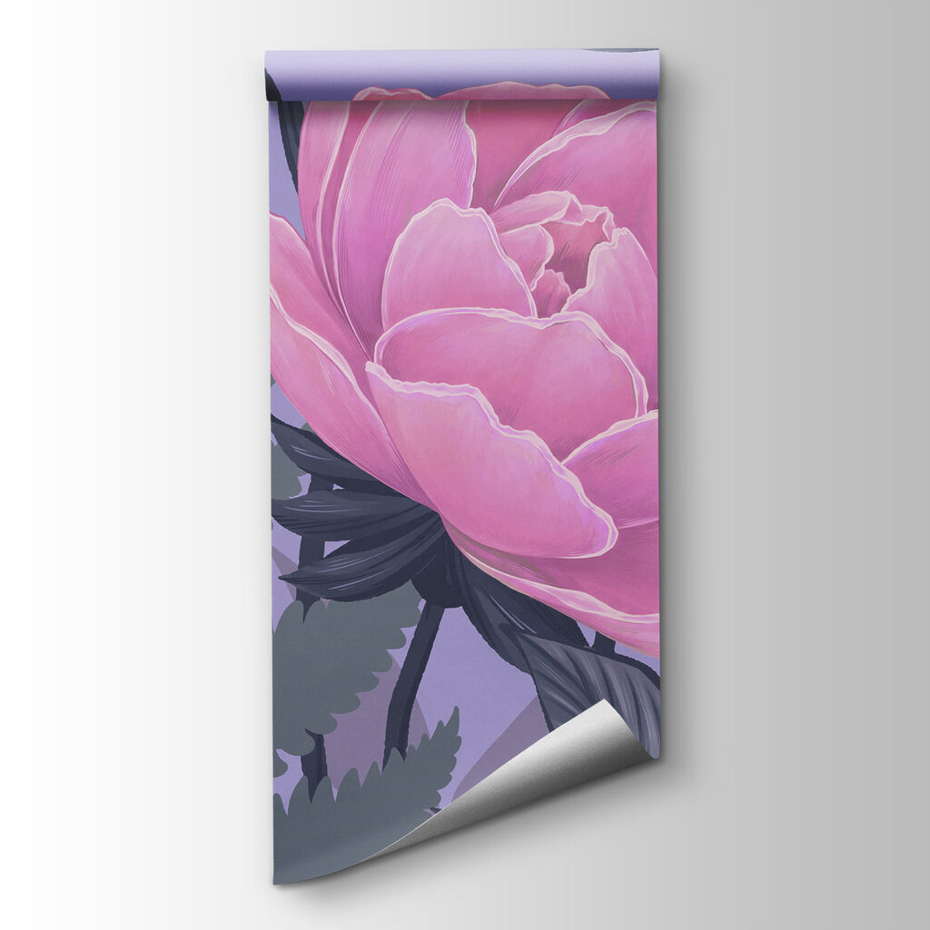 Floración rosa sobre lila — vista del producto