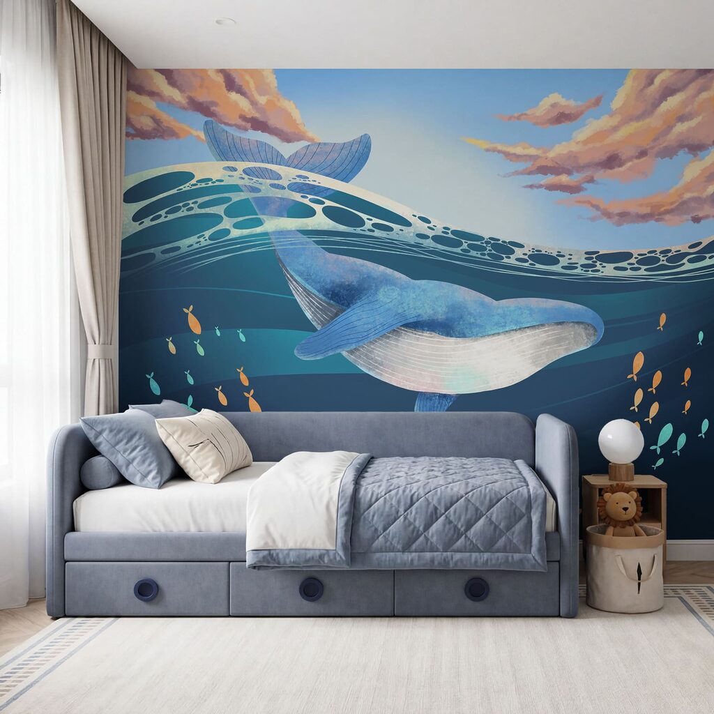 Ballena bajo la superficie — interior 2