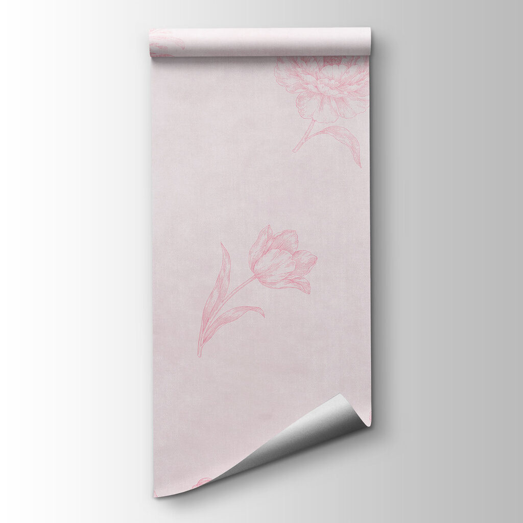 Florecillas sobre pintura desgastada — vista del producto