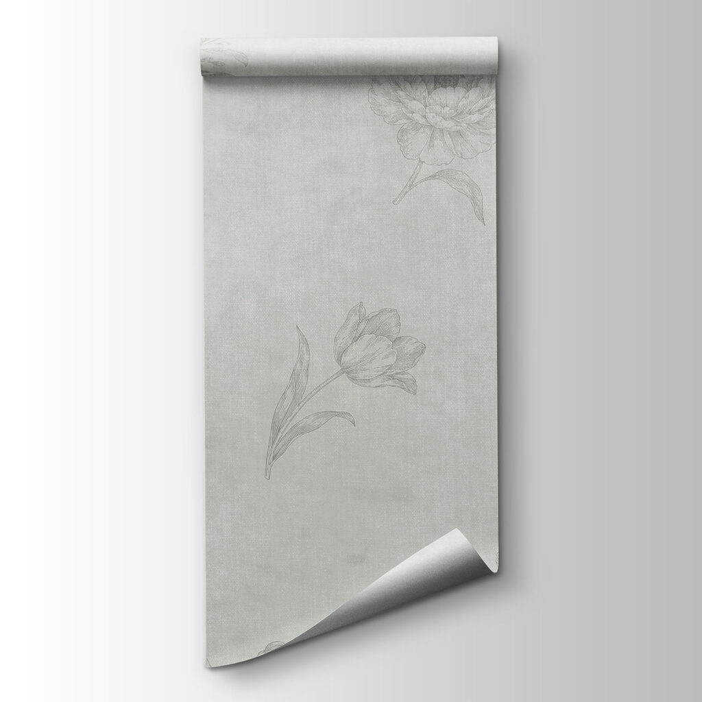 Florecillas sobre pintura desgastada — vista del producto