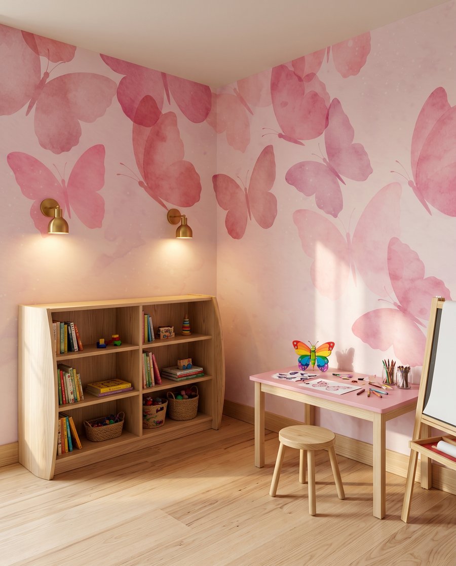 Mariposas entre nubes suaves — interior 3