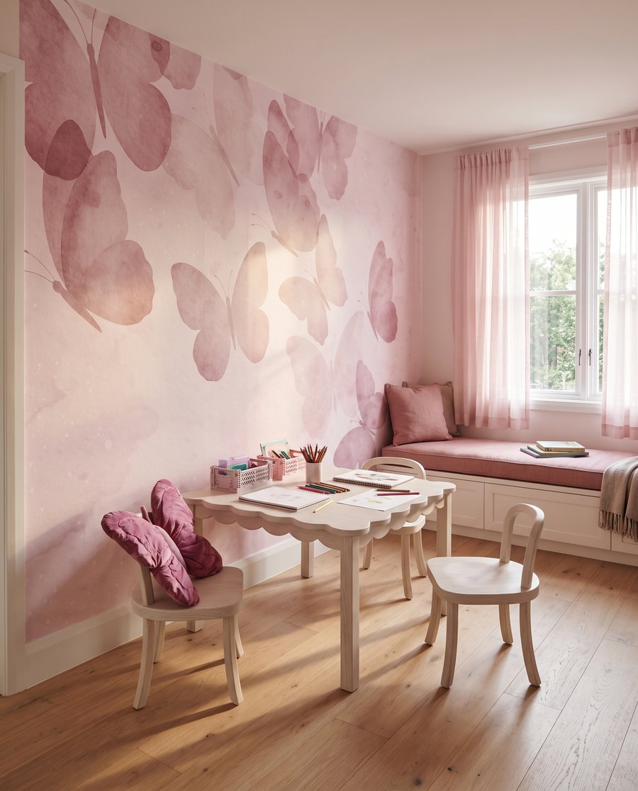 Mariposas entre nubes suaves — interior 4