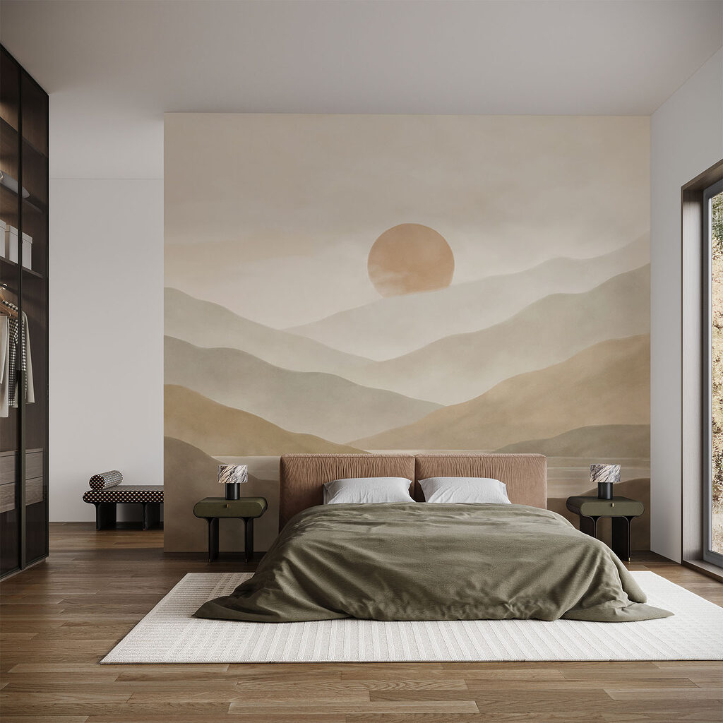 Sol entre suaves montañas — interior 2