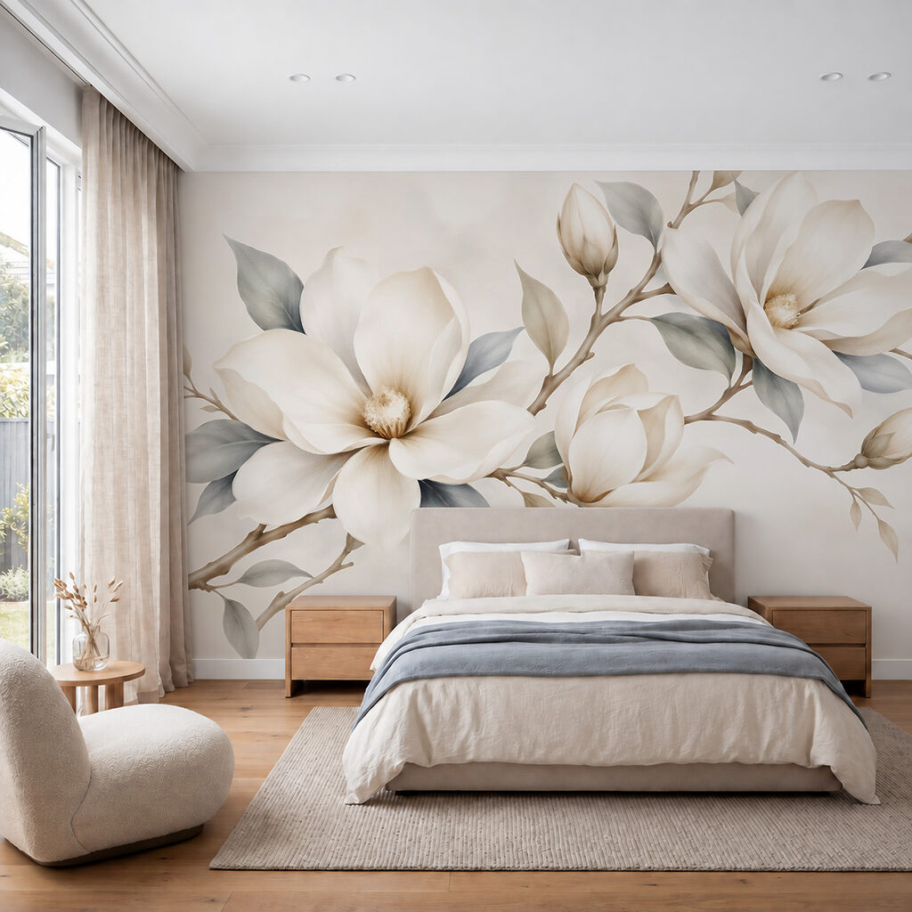 Flores blancas en ramitas — interior 2