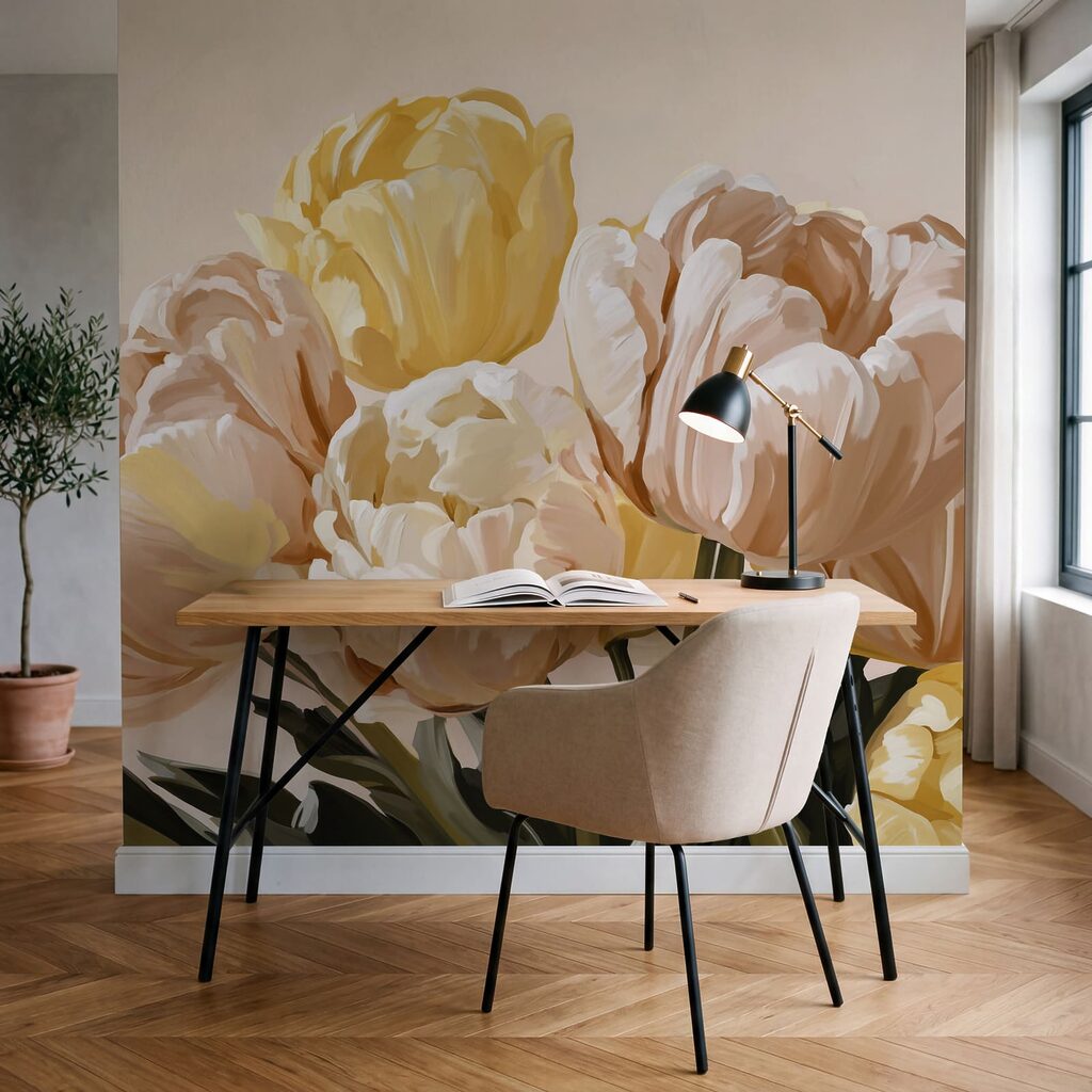Brazada de tulipanes — interior 1