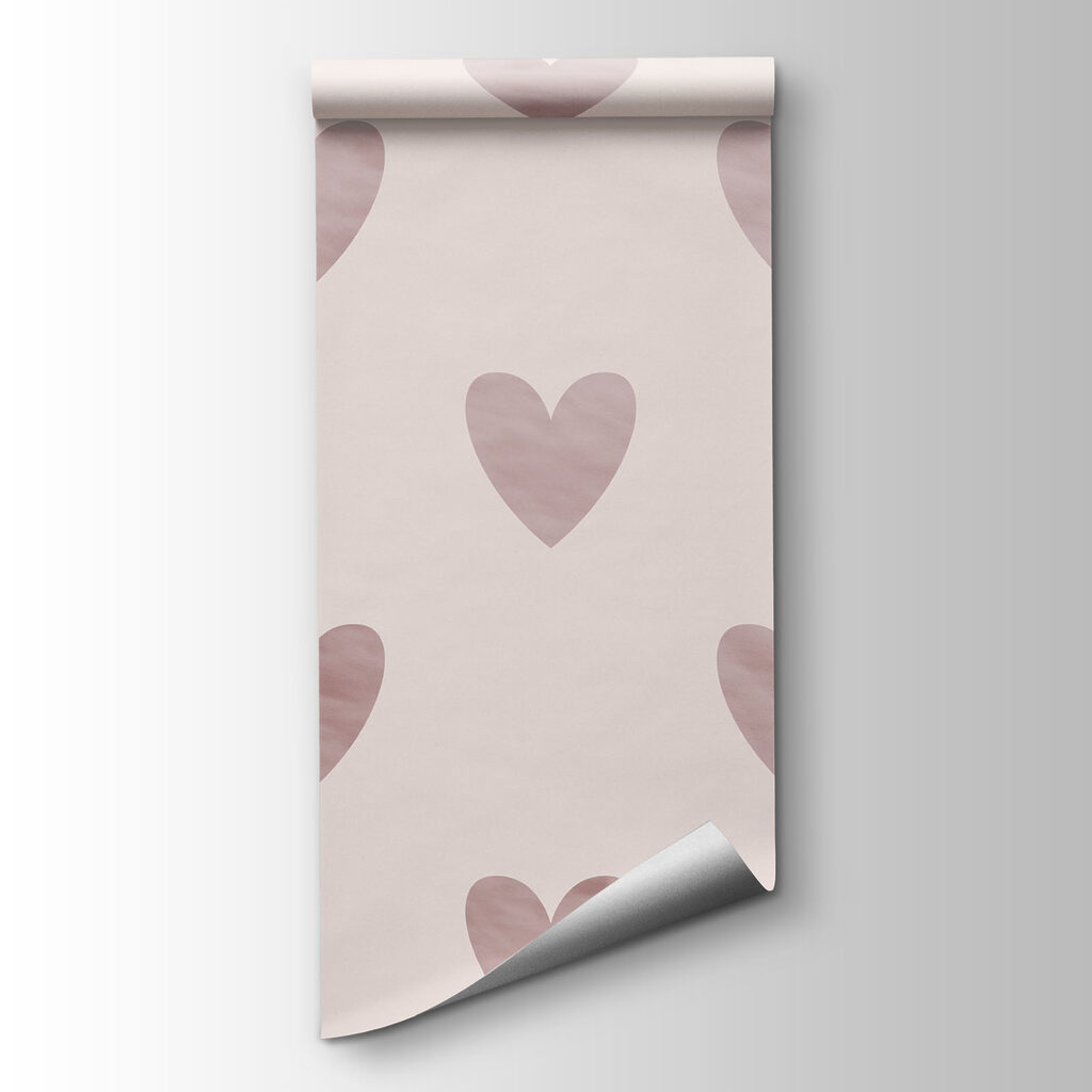 Pequeños corazones repetidos — vista del producto
