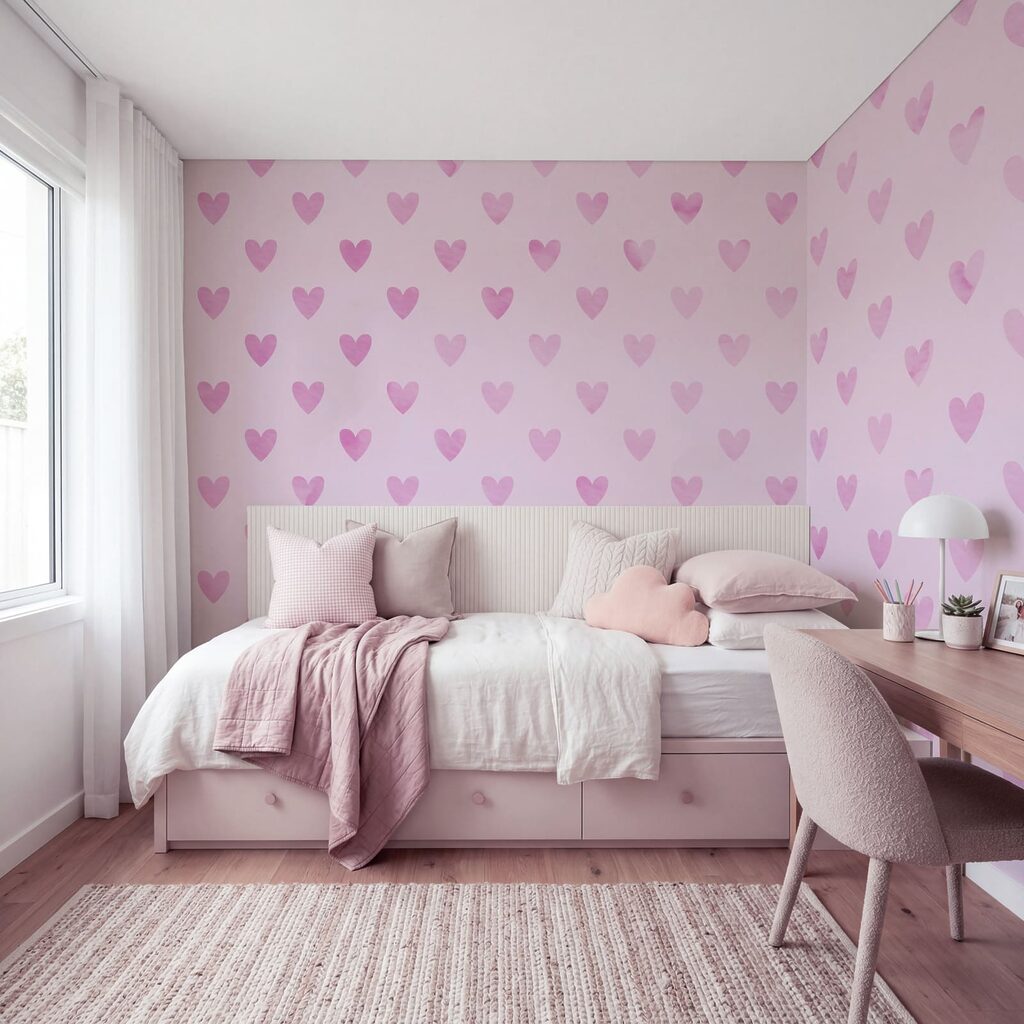 Pequeños corazones repetidos — interior 1