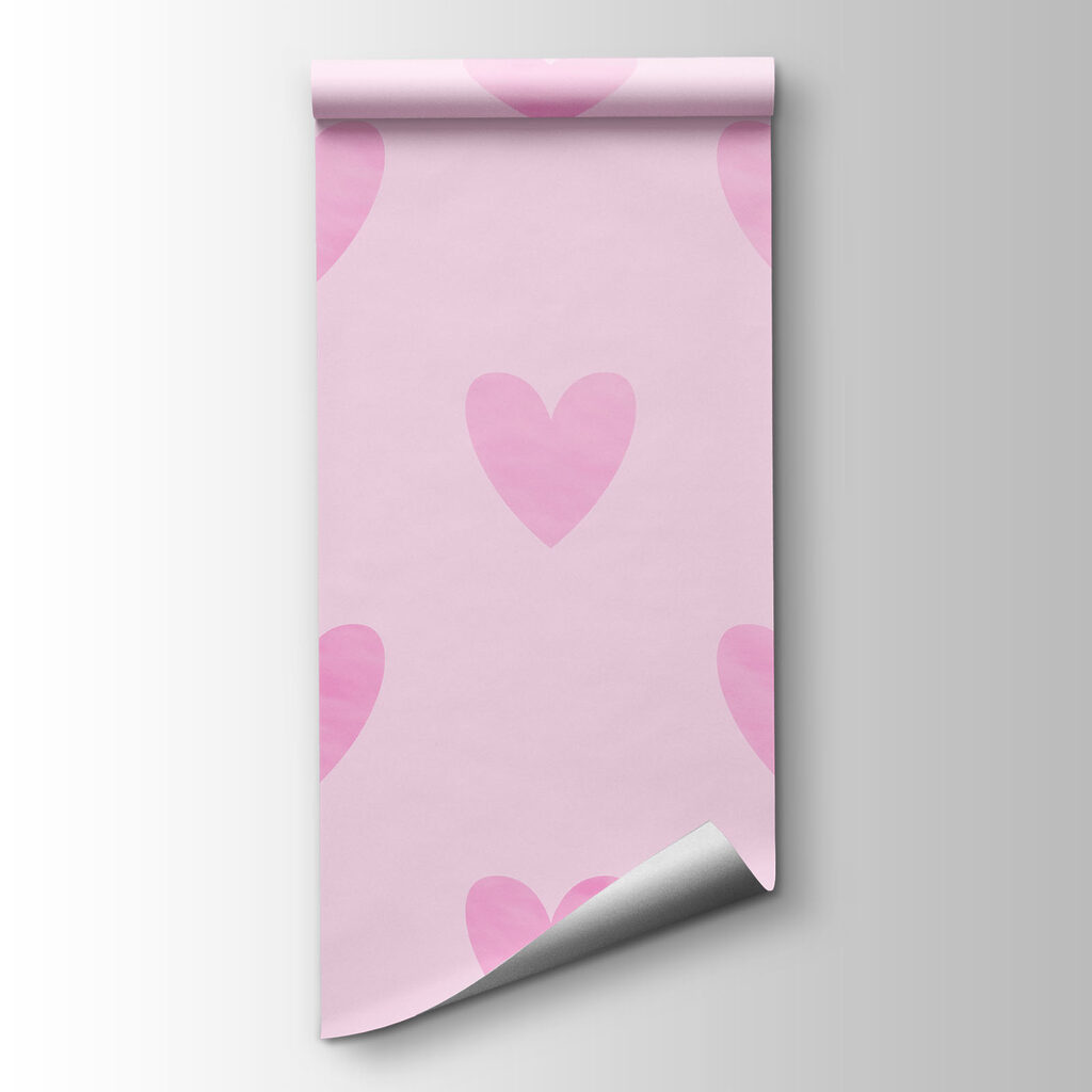 Pequeños corazones repetidos — vista del producto