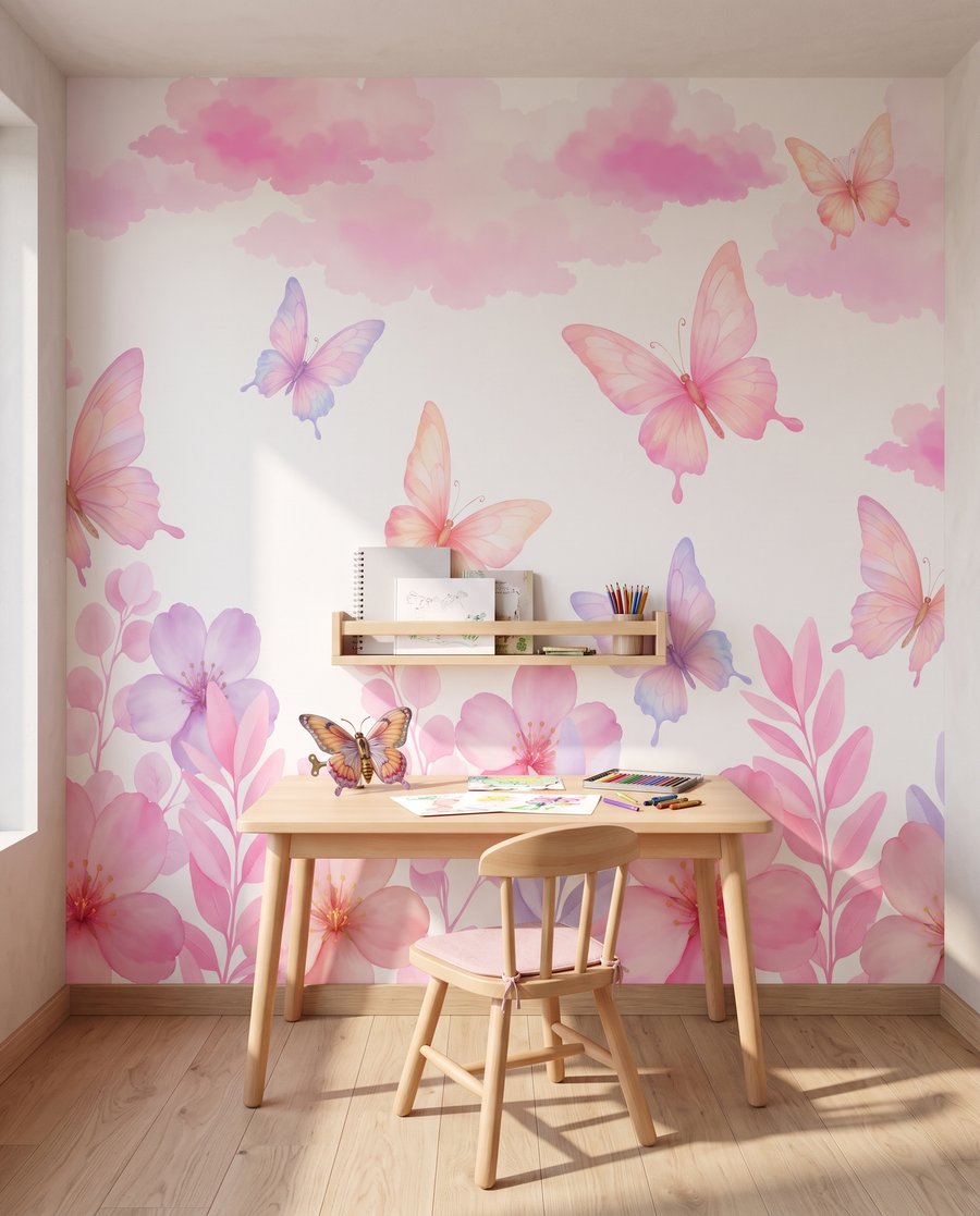 Mariposas sobre flores — interior 5