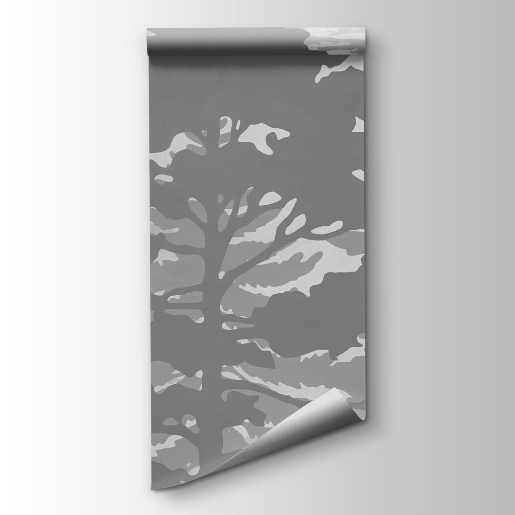 Árboles como siluetas pintadas — vista del producto