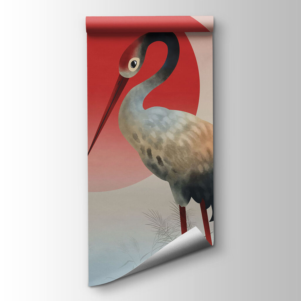 Dos aves al atardecer — vista del producto