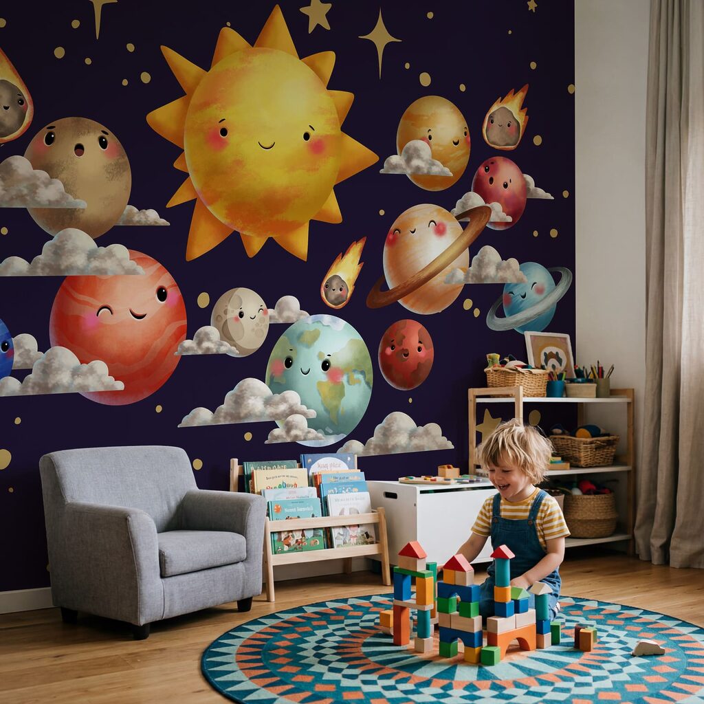 Sol amable con planetas — interior 2
