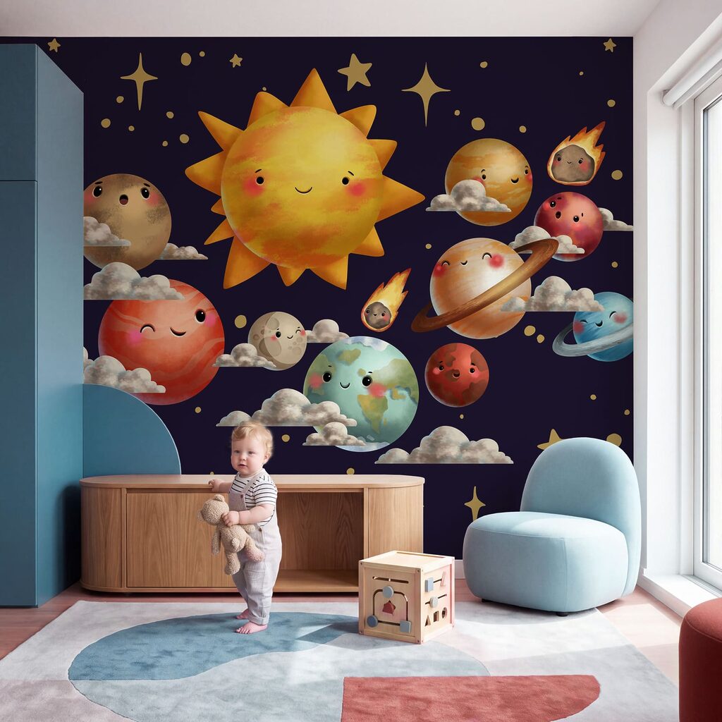 Sol amable con planetas — interior 3