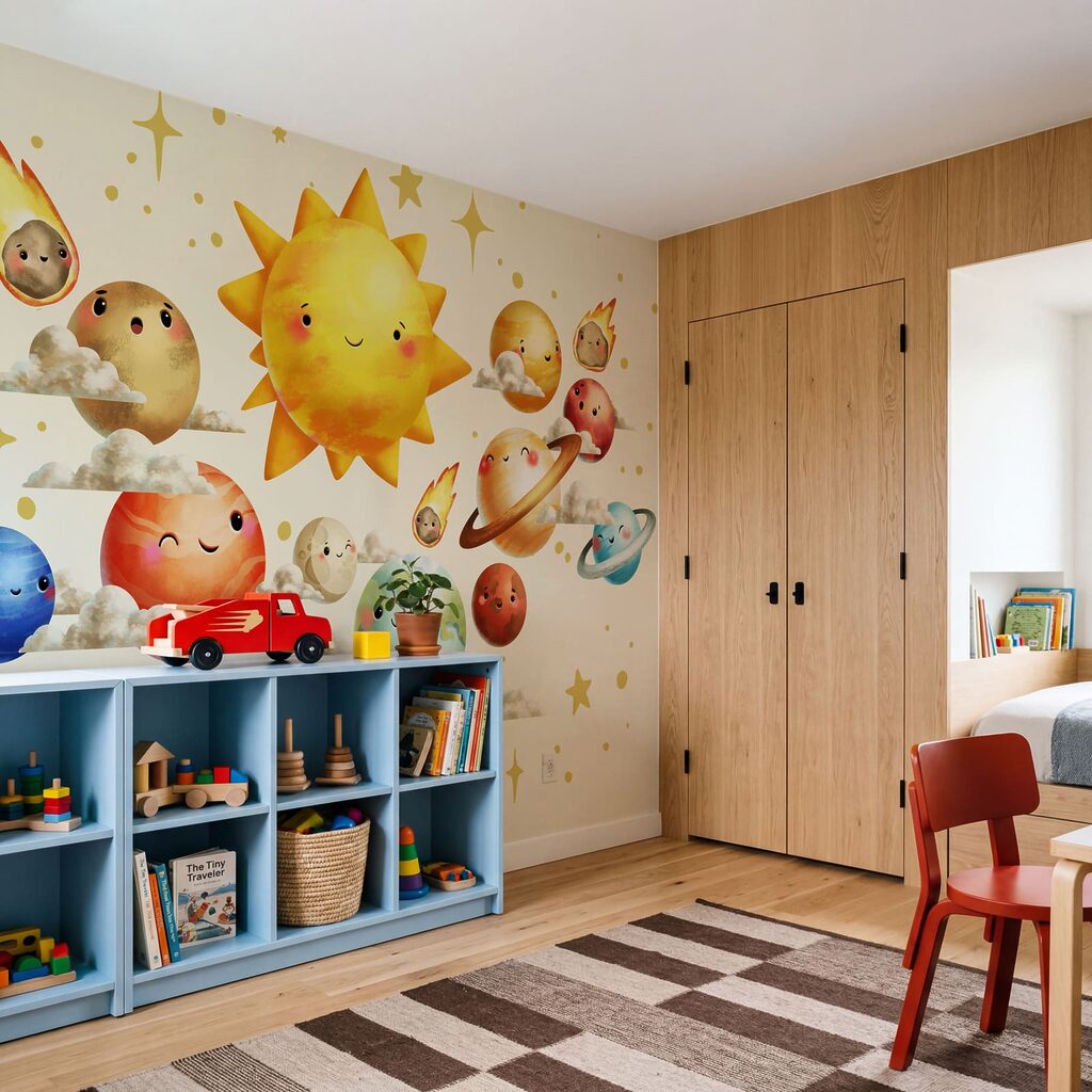 Sol amable con planetas — interior 2