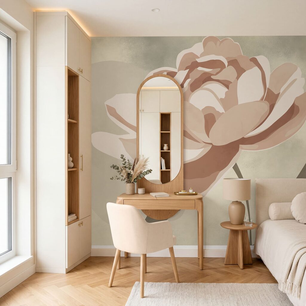 Flor sobre color — interior 2