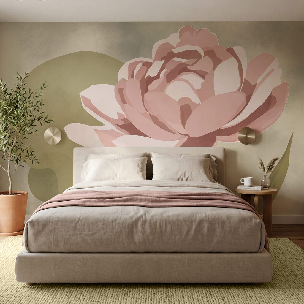 Flor sobre color — interior 2