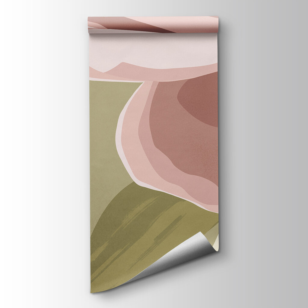 Flor sobre color — vista del producto