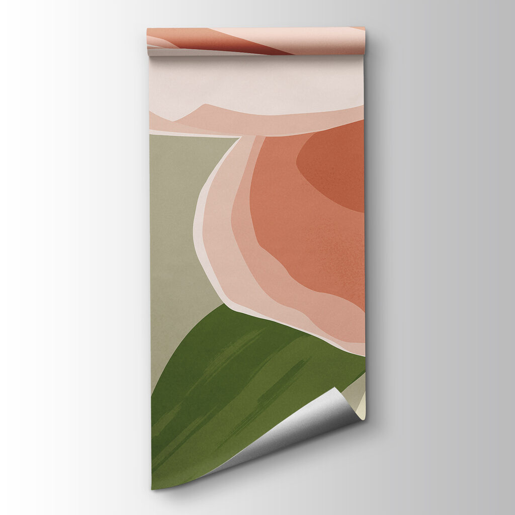 Flor sobre color — vista del producto
