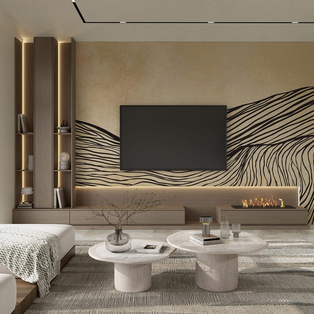 Colinas de trazos largos — interior 1