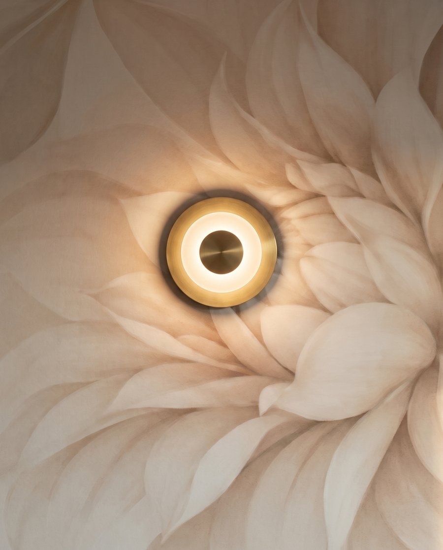 Flores en los bordes — detalle