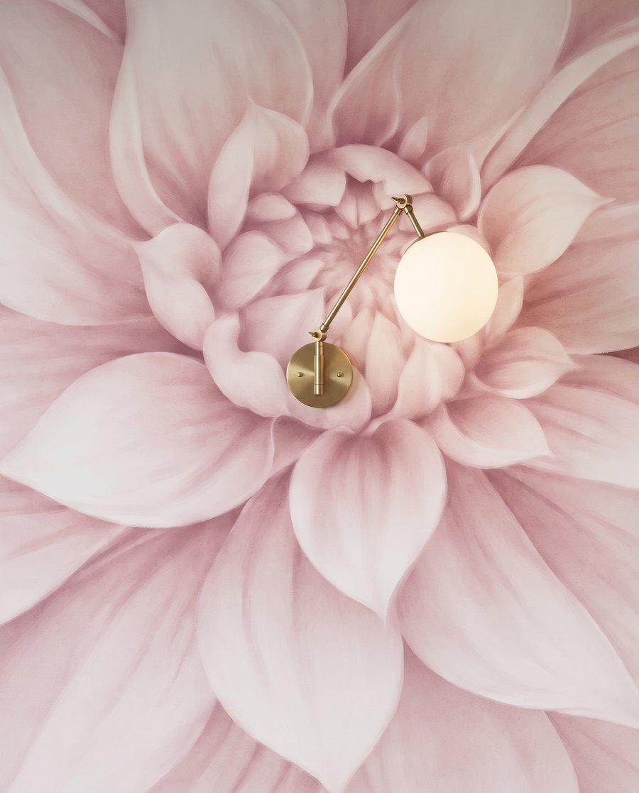 Flores en los bordes — detalle