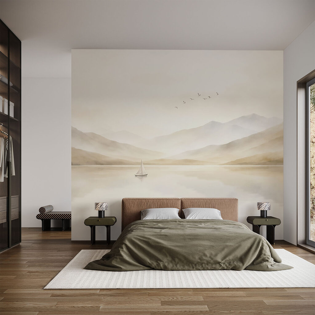 Velero en el lago — interior 2