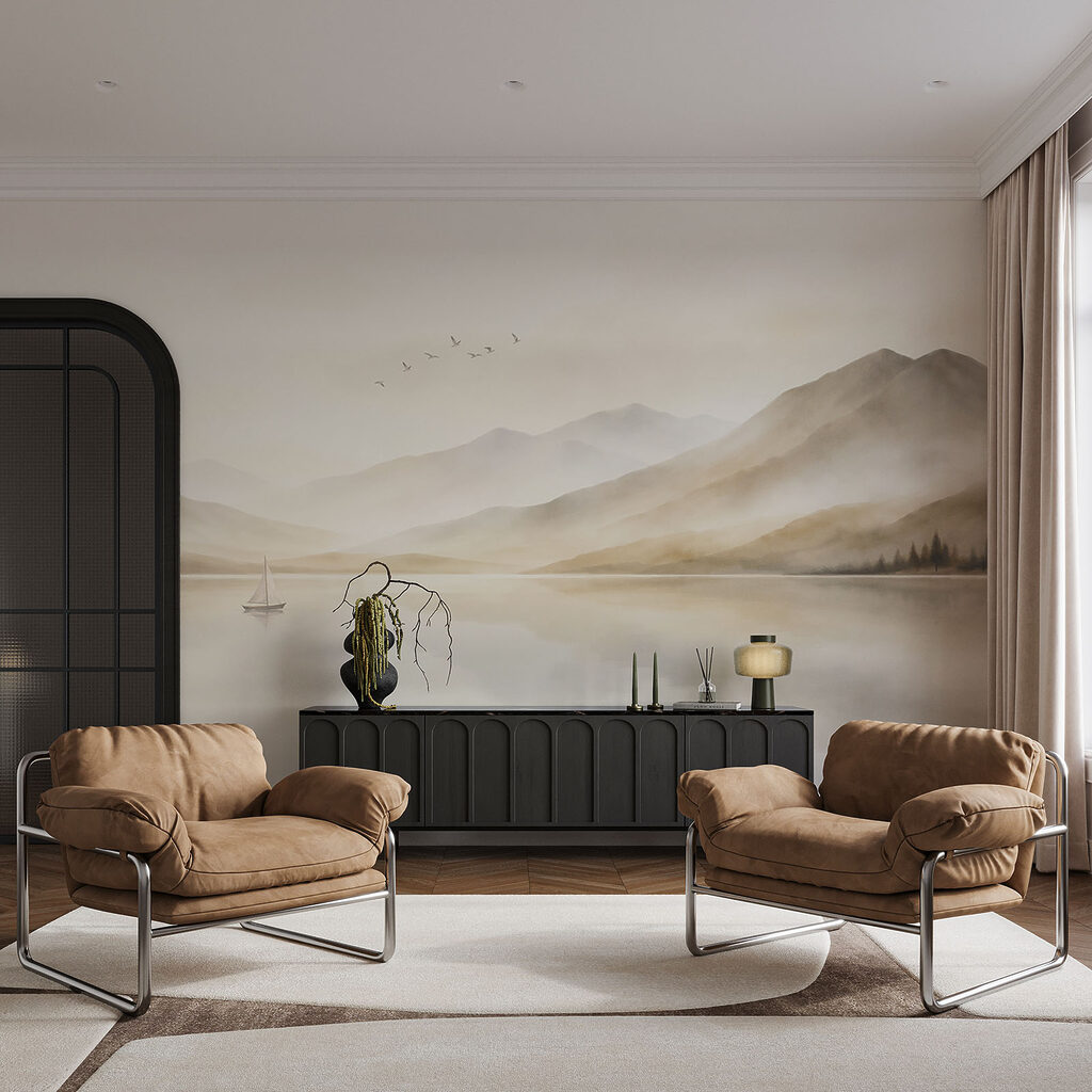 Velero en el lago — interior 3
