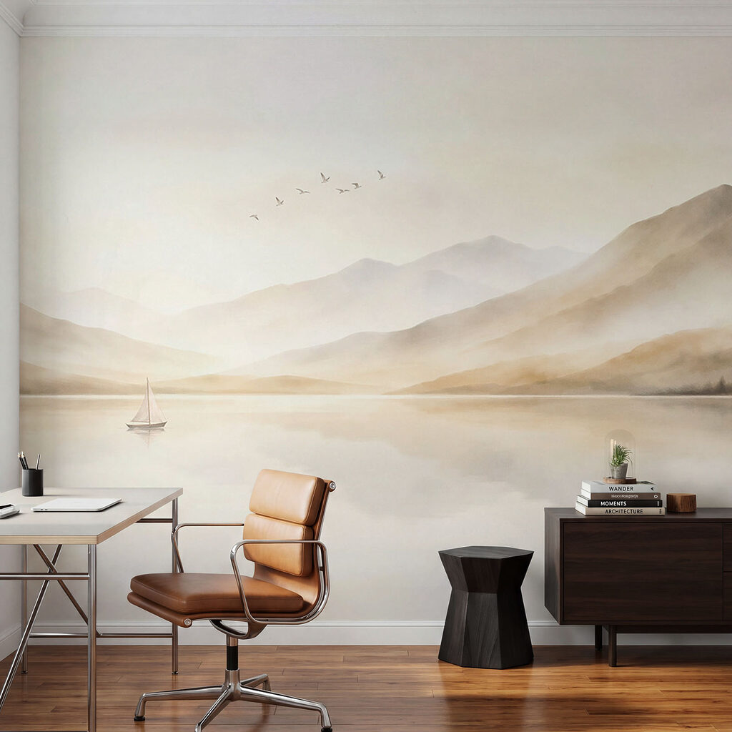 Velero en el lago — interior 4