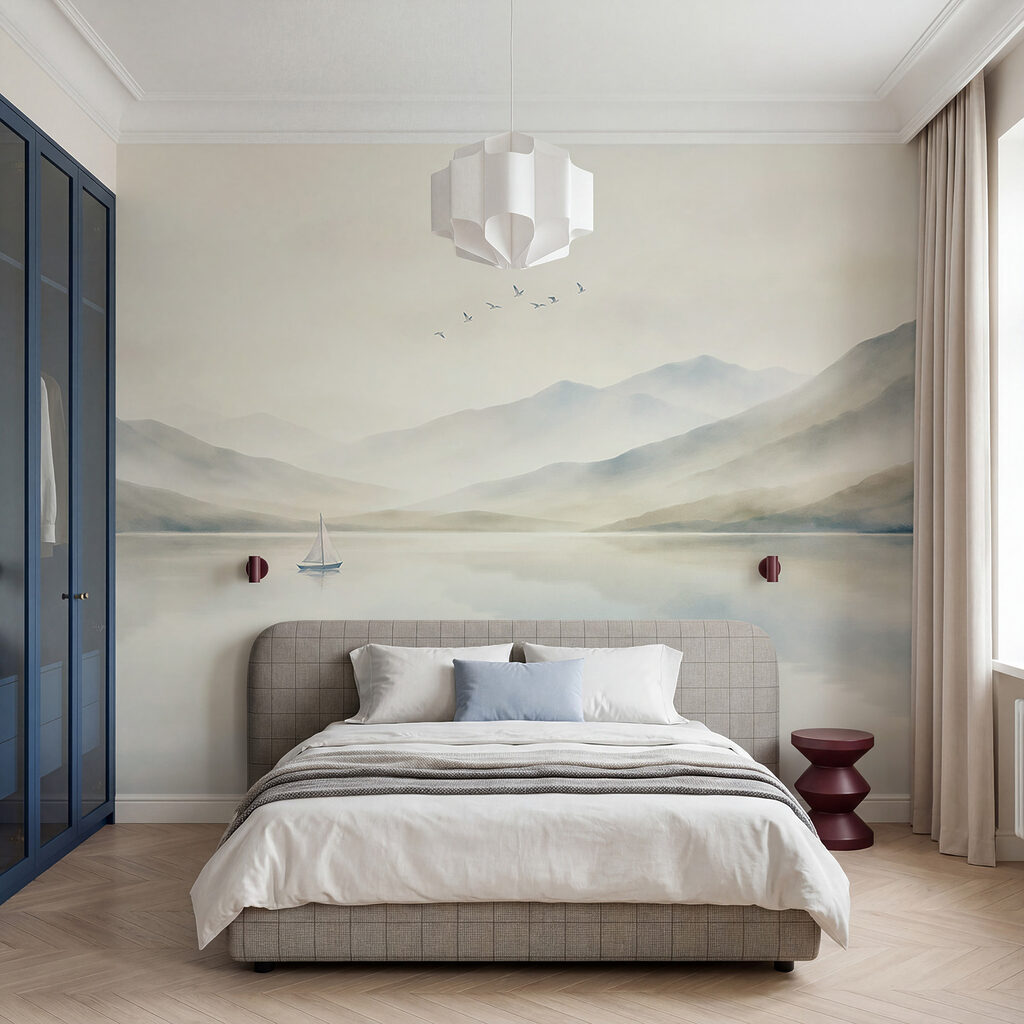 Velero en el lago — interior 2