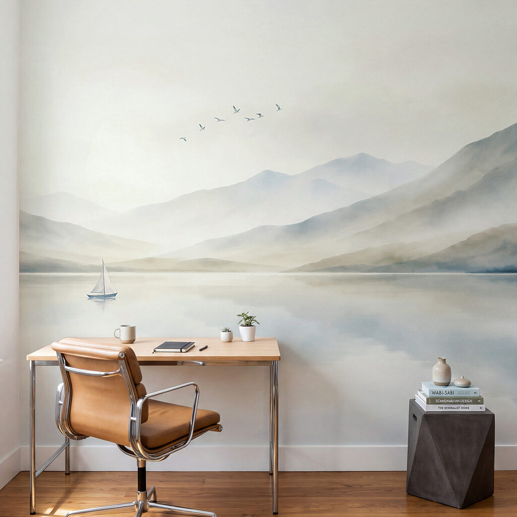 Velero en el lago — interior 3