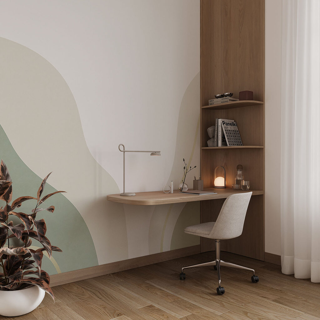 Manchas de color suaves — interior 1