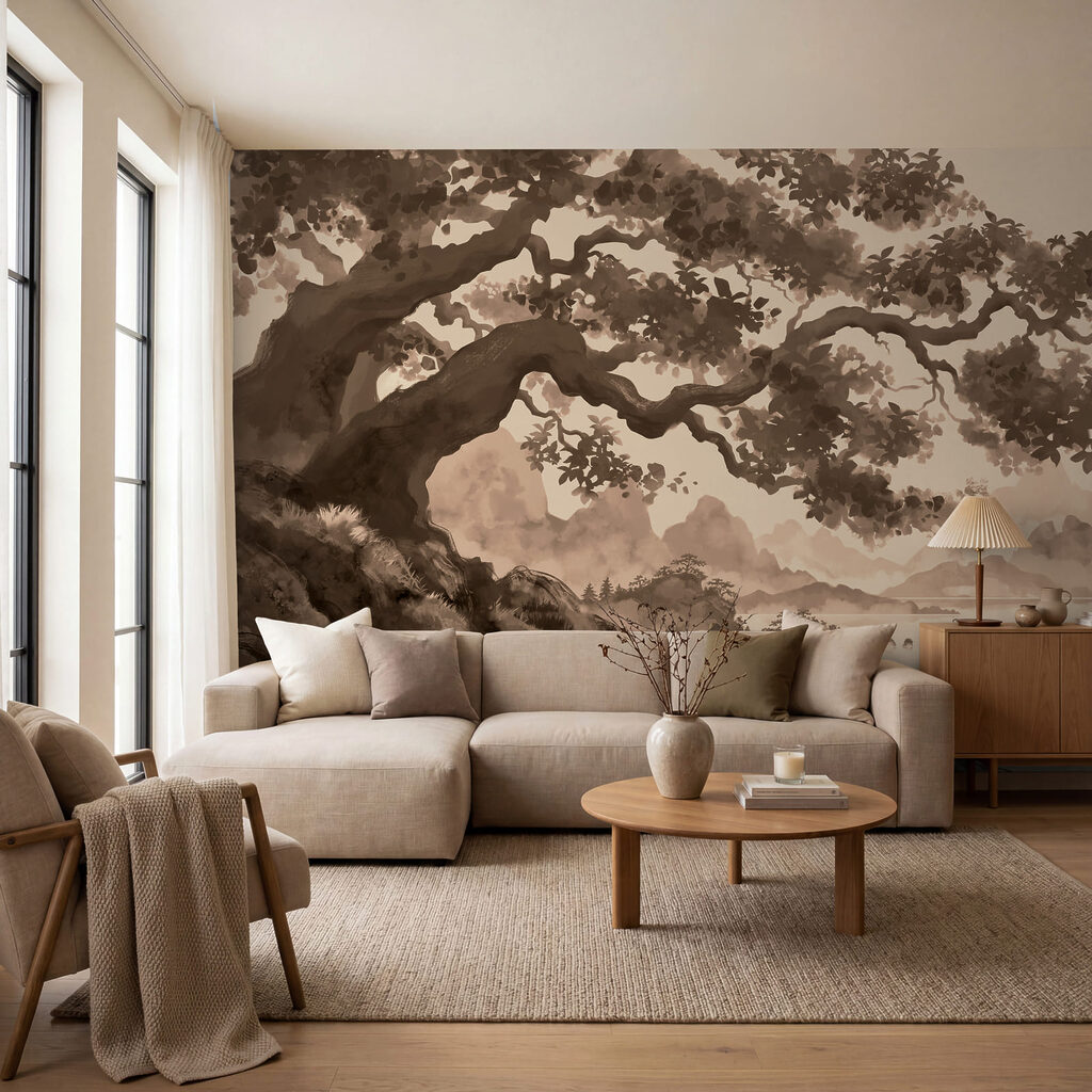 Rama sobre islotes dibujados — interior 1