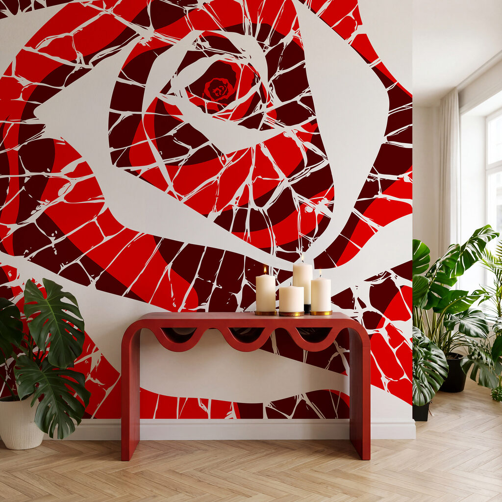 Rosa de color fragmentado — interior 3