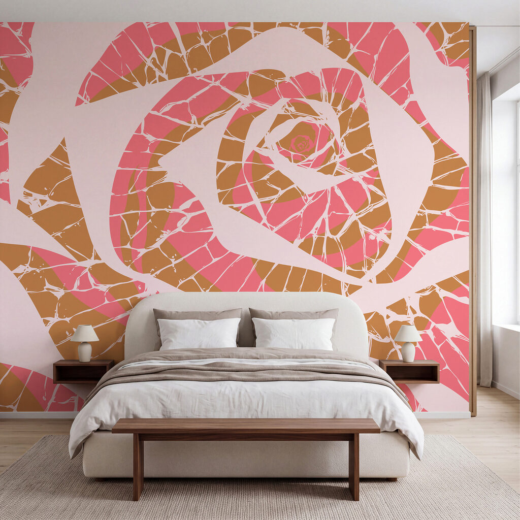 Rosa de color fragmentado — interior 1