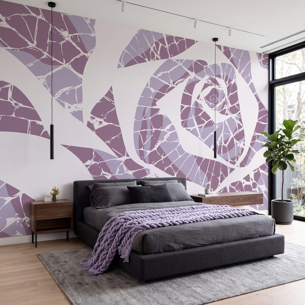 Rosa de color fragmentado — interior 1