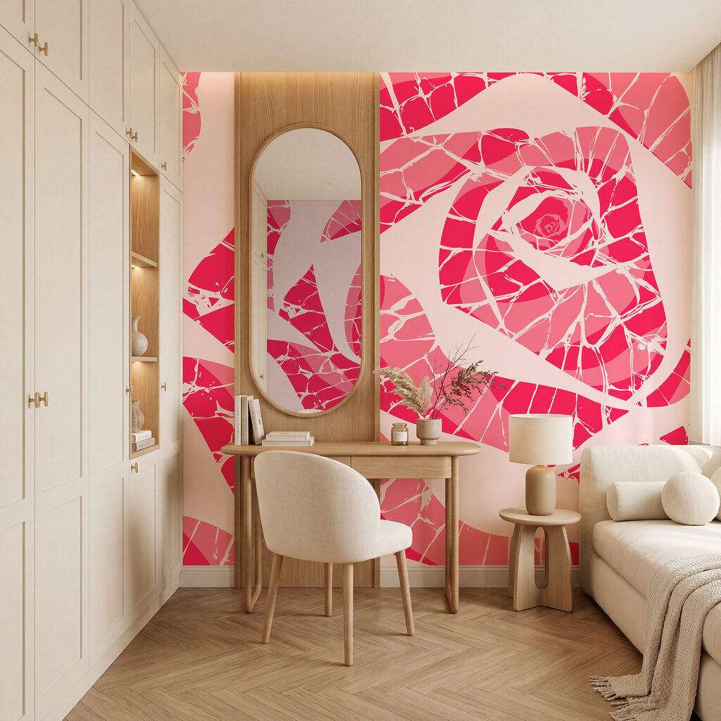 Rosa de color fragmentado — interior 2