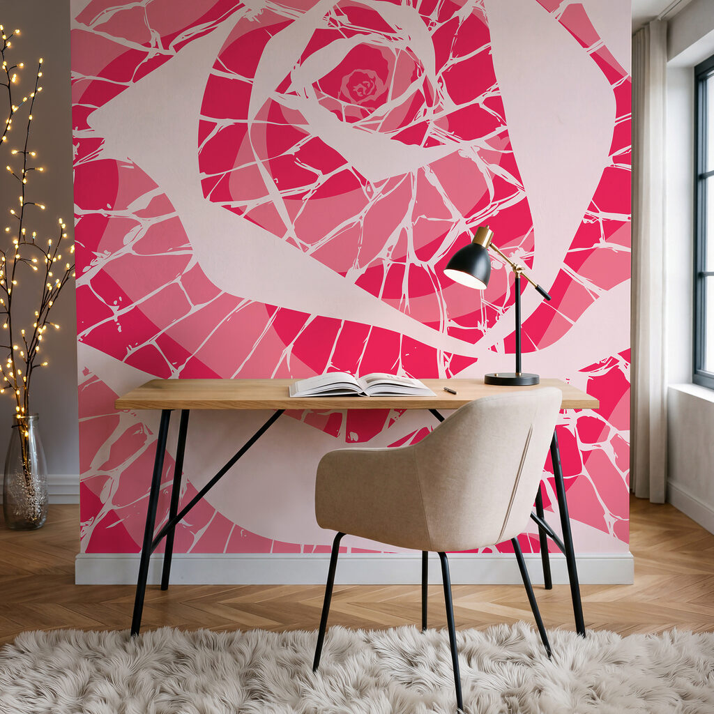 Rosa de color fragmentado — interior 1