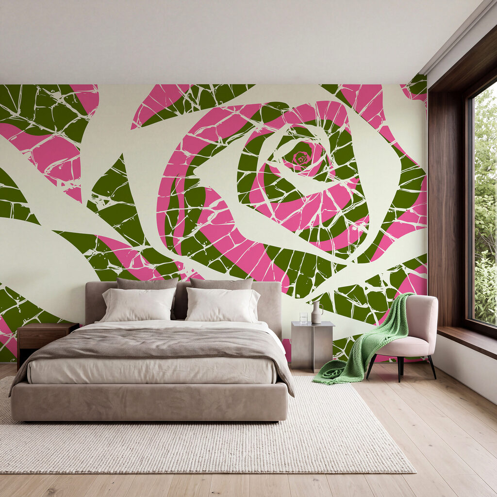 Rosa de color fragmentado — interior 2