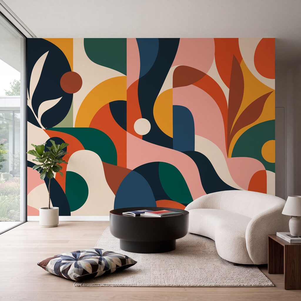 Bandas coloridas con ramitas — interior 2