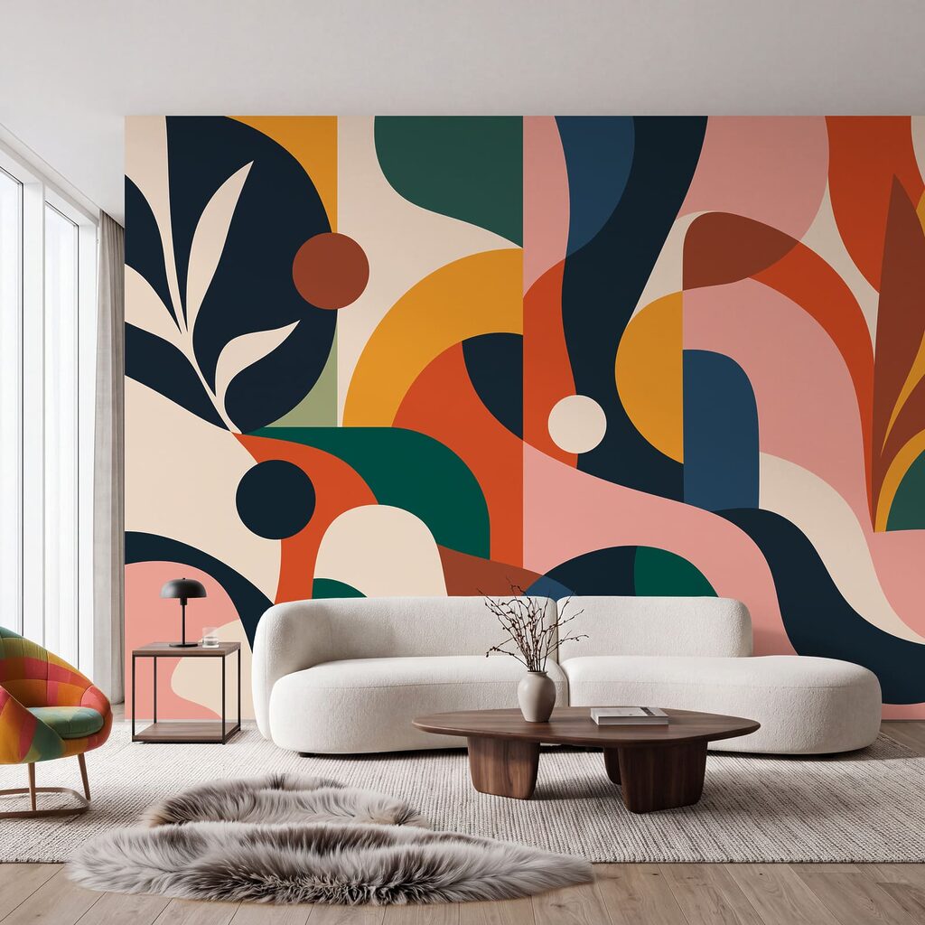 Bandas coloridas con ramitas — interior 3