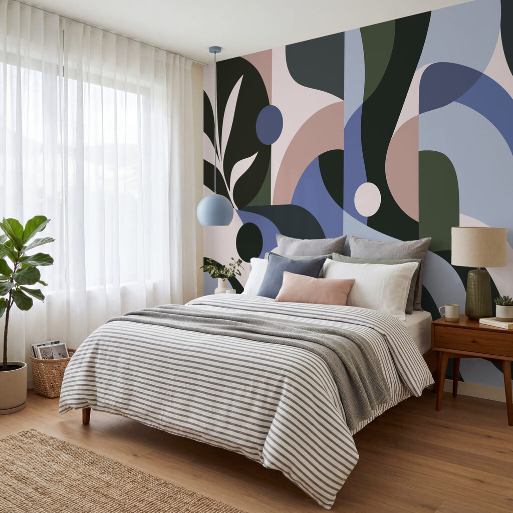 Bandas coloridas con ramitas — interior 1