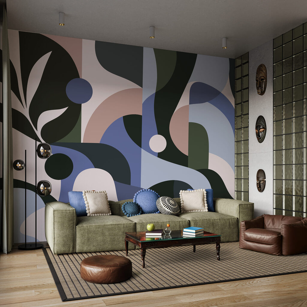 Bandas coloridas con ramitas — interior 3